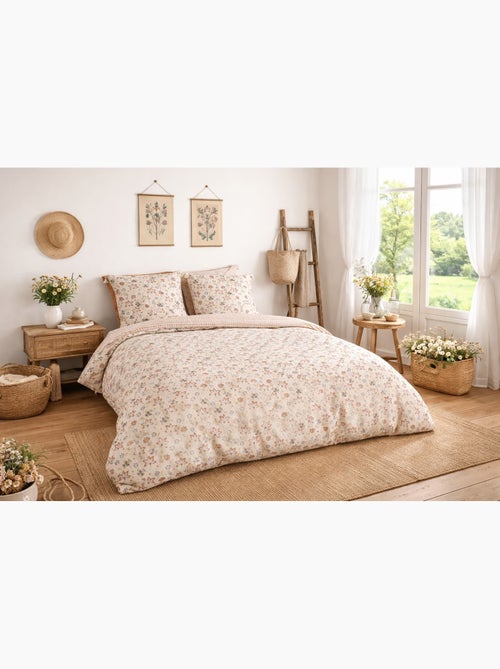 Completo letto campestre reversibile - Kiabi Completo letto campestre reversibile - Kiabi