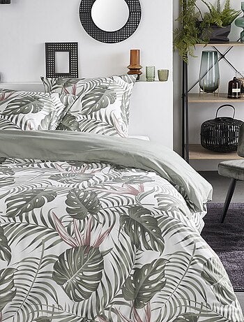 Completo letto con foglie - 2 piazze