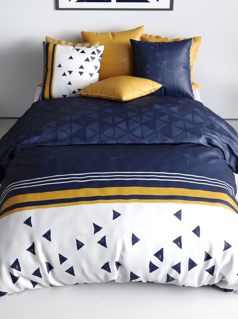 Completo letto con stampa - 2 piazze BIANCO - Kiabi