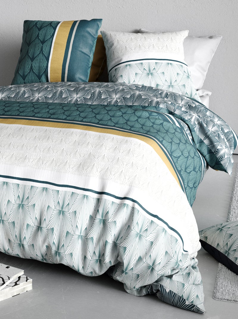 Completo letto con stampa - 2 piazze VERDE - Kiabi