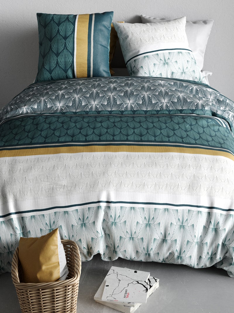 Completo letto con stampa - 2 piazze VERDE - Kiabi
