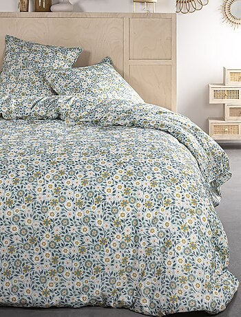 Completo letto con stampa a fiori - 2 piazze