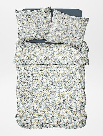 Completo letto con stampa a fiori - 2 piazze