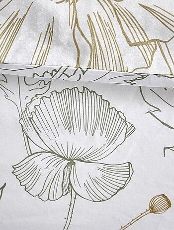 Completo letto con stampa a fiori - 2 piazze