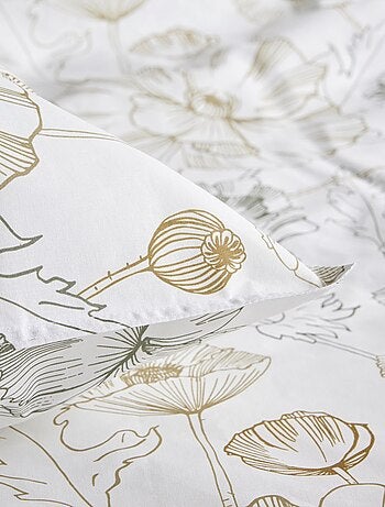 Completo letto con stampa a fiori - 2 piazze