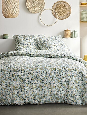 Completo letto con stampa a fiori - 2 piazze