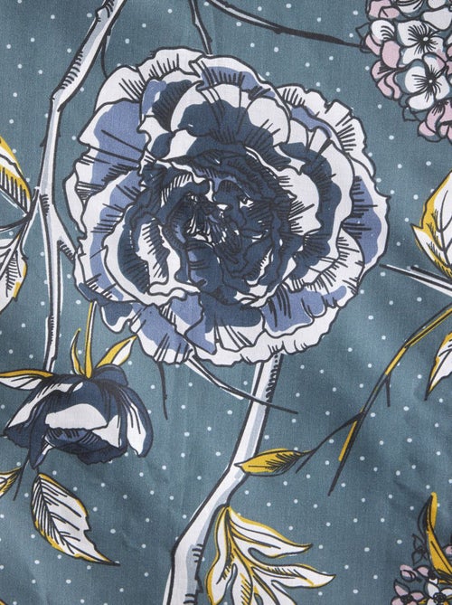 Completo letto con stampa a fiori - 2 piazze - Kiabi