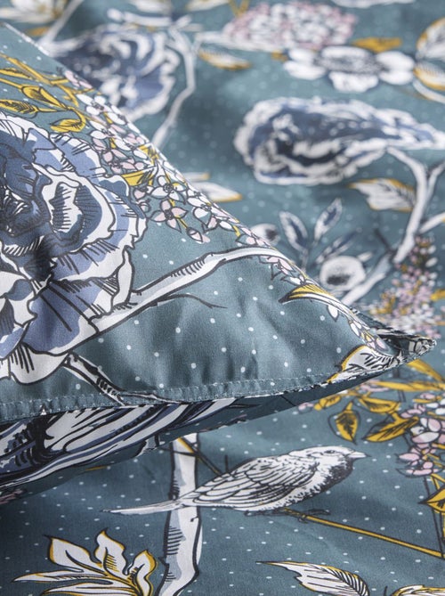 Completo letto con stampa a fiori - 2 piazze - Kiabi