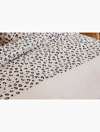 Completo letto con stampa animalier