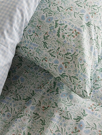 Completo letto con stampa double face vichy - 2 piazze