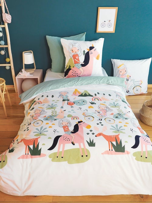 Completo letto con stampa fantasia - 1 piazza - Kiabi