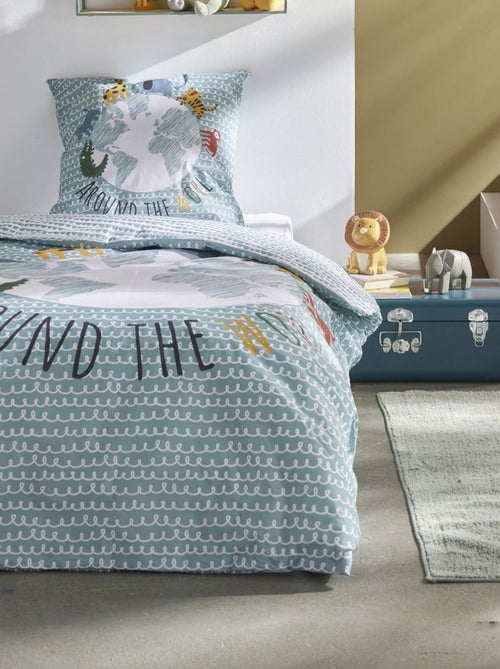 Completo letto con stampa fantasia - 1 piazza - Kiabi
