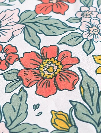 Completo letto con stampa floreale - 2 piazze