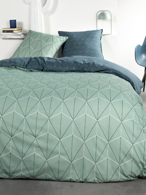 Completo letto con stampa grafica - 2 piazze - Kiabi