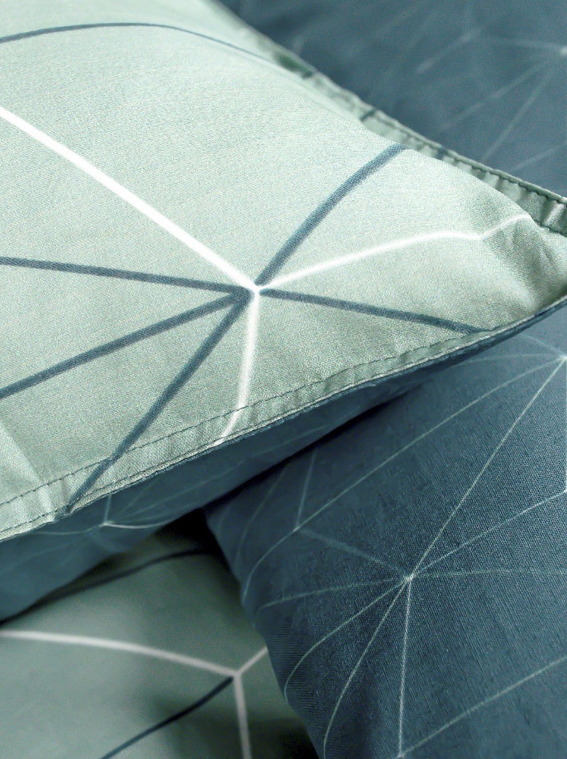 Completo letto con stampa grafica - 2 piazze VERDE - Kiabi