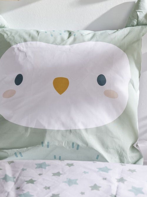 Completo letto con stampa gufo - 1 piazza - Kiabi