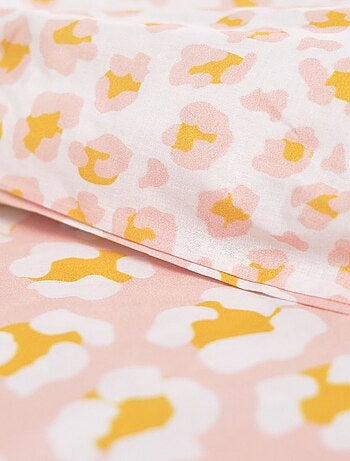 Completo letto con stampa leopardata - 2 piazze