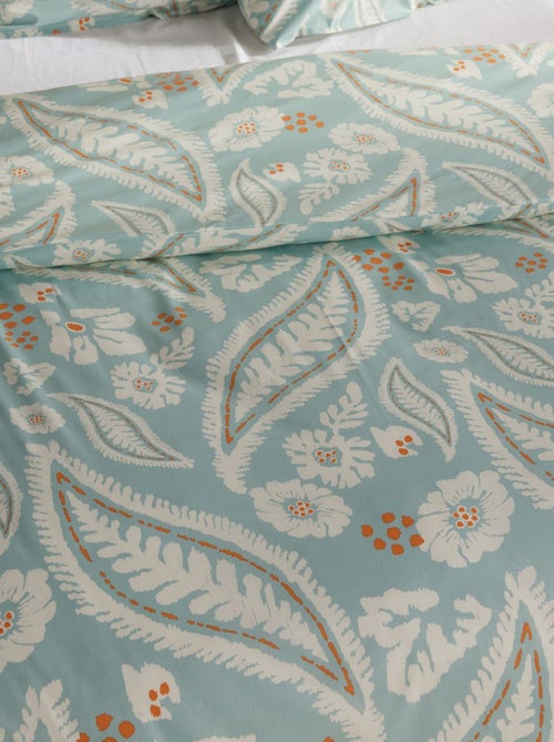 Completo letto con stampa piume - 2 piazze - Kiabi