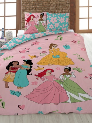 Completo letto con stampa principesse 'Disney' - 1 piazza