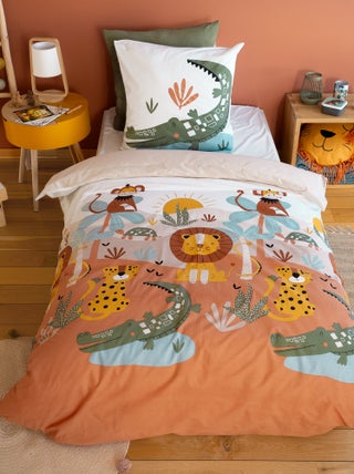 Completo letto con stampa savana - 1 piazza