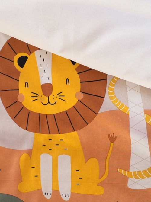 Completo letto con stampa savana - 1 piazza - Kiabi