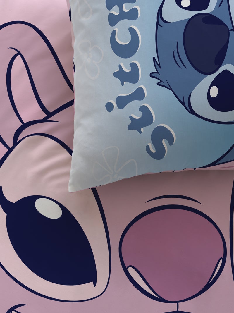 Completo letto con stampa 'Stitch e Angel' - 1 persona Blu - Kiabi
