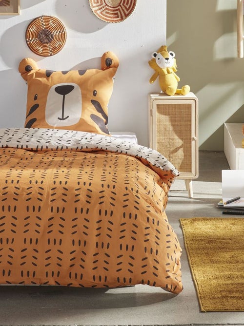 Completo letto con stampa tigre - 1 piazza - Kiabi