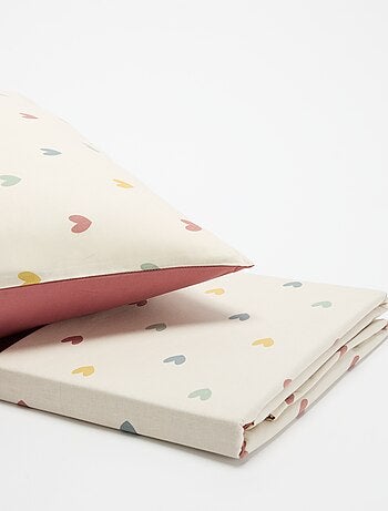 Completo letto copripiumino (140 x 200cm) + federa - 2 pezzi
