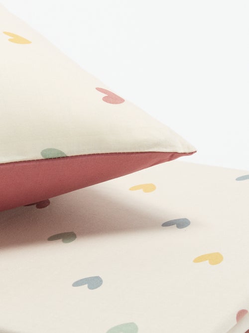 Completo letto copripiumino (140 x 200cm) + federa - 2 pezzi - Kiabi
