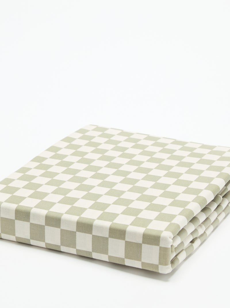 Completo letto copripiumino (140 x 200cm) + federa - 2 pezzi Verde - Kiabi