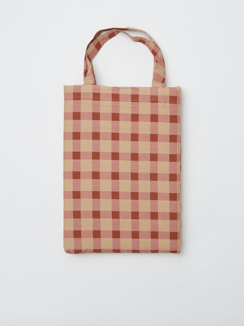 Completo letto copripiumino 240 x 220 cm + federe - 2 pezzi ROSA - Kiabi