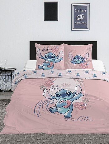 Completo letto 'Disney' 3 pezzi - 1 copripiumino matrimoniale + 2 federe