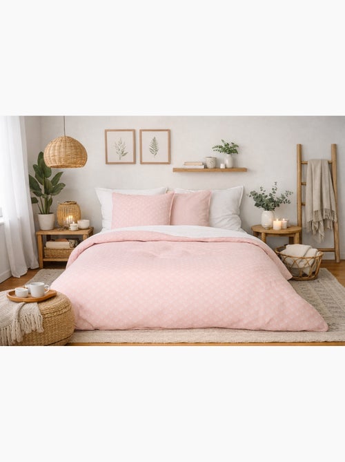 Completo letto dolcezza cipria - Kiabi Completo letto dolcezza cipria - Kiabi