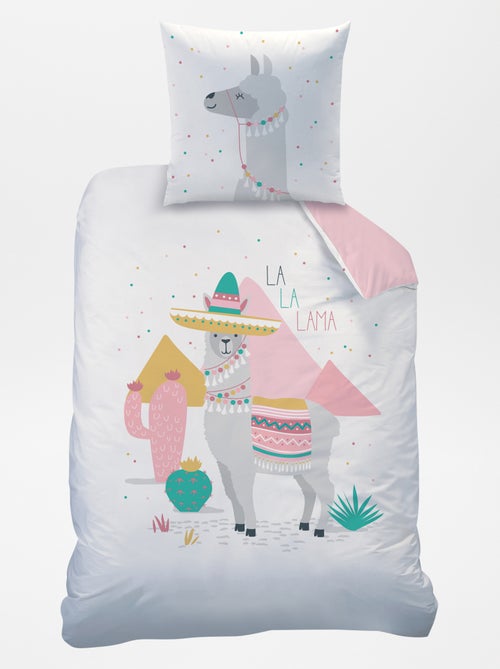 Completo letto double face 1 piazza - Kiabi