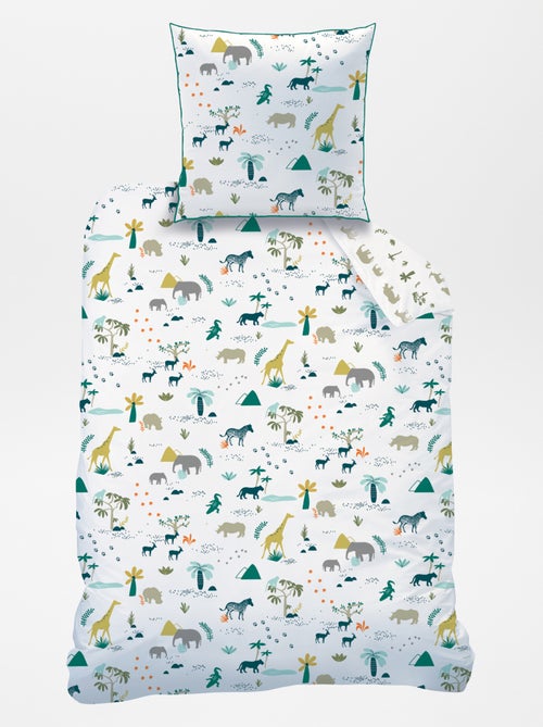 Completo letto double face 1 piazza - Kiabi