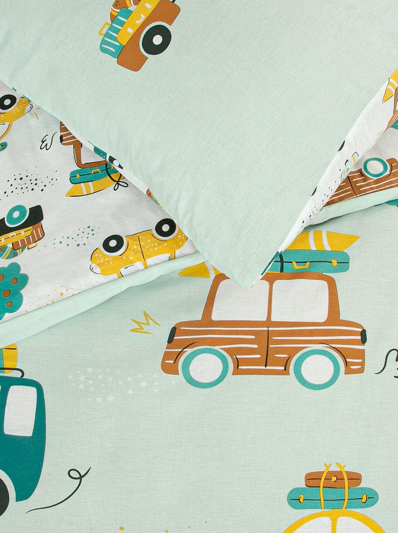 Completo letto double face 1 piazza VERDE - Kiabi