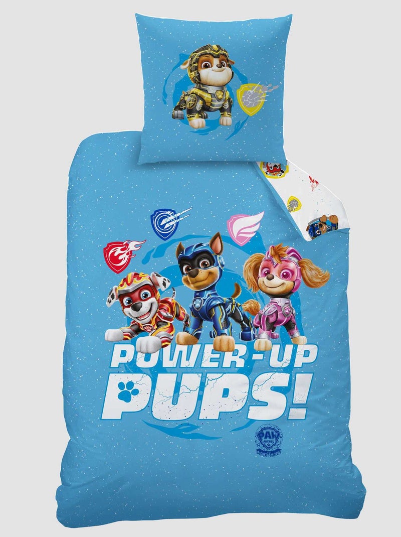 Completo letto double face 'Paw Patrol' BLU - Kiabi