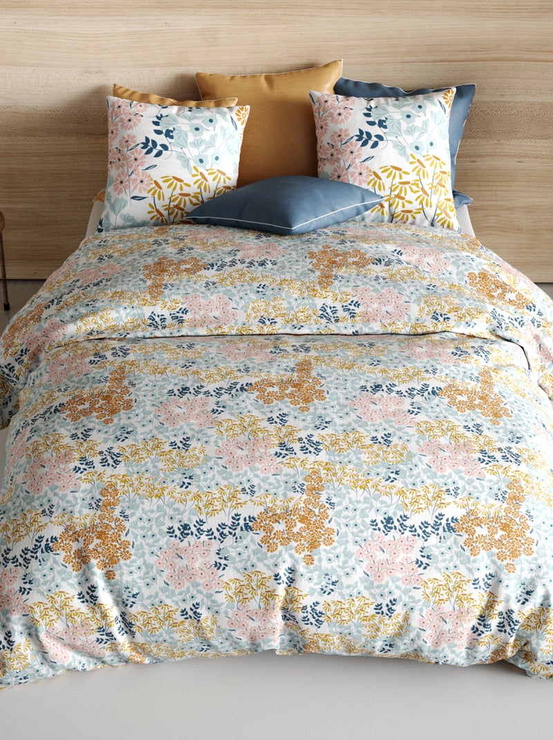 Completo letto 'floreale' - 2 piazze BEIGE - Kiabi