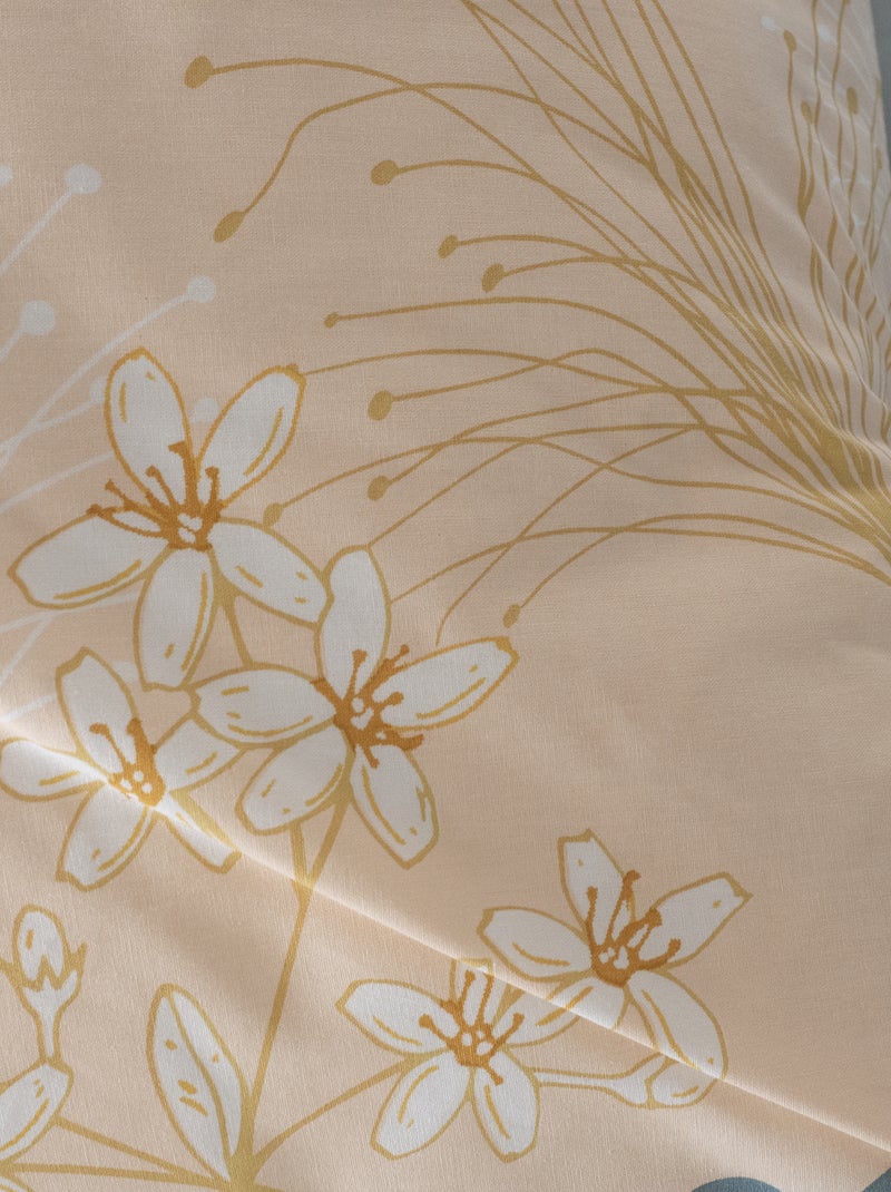 Completo letto floreale - 2 piazze ROSA - Kiabi