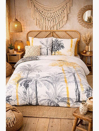 Completo letto foresta rilassante