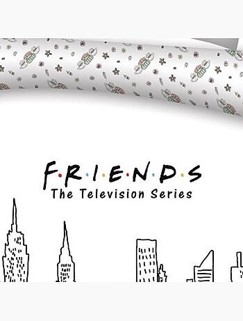 Completo Letto Friends Stampato Reversibile Matrimoniale, NEW-YORK