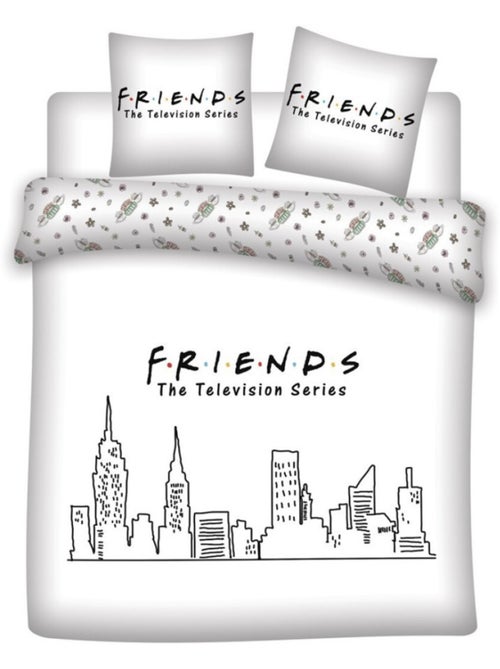 Completo Letto Friends Stampato Reversibile Matrimoniale, NEW-YORK - Kiabi