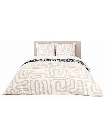 Completo letto grafico reversibile