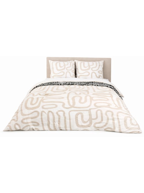 Completo letto grafico reversibile - Kiabi Completo letto grafico reversibile - Kiabi