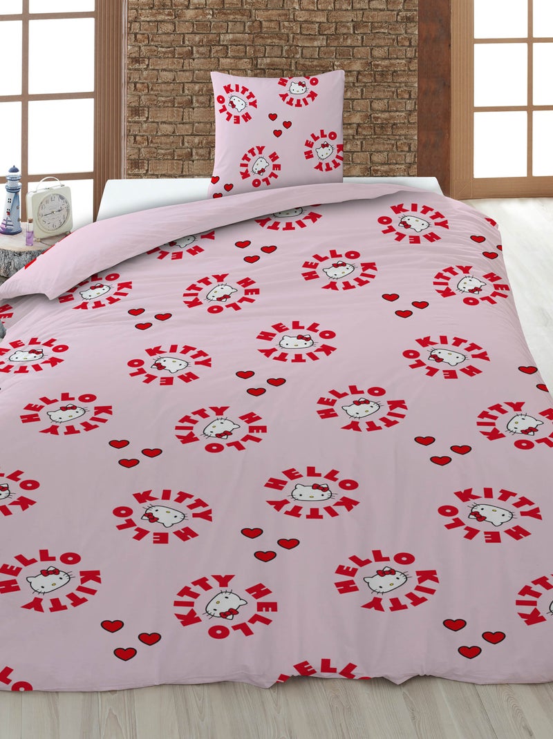 Completo letto 'Hello Kitty' - 1 set Rosso - Kiabi