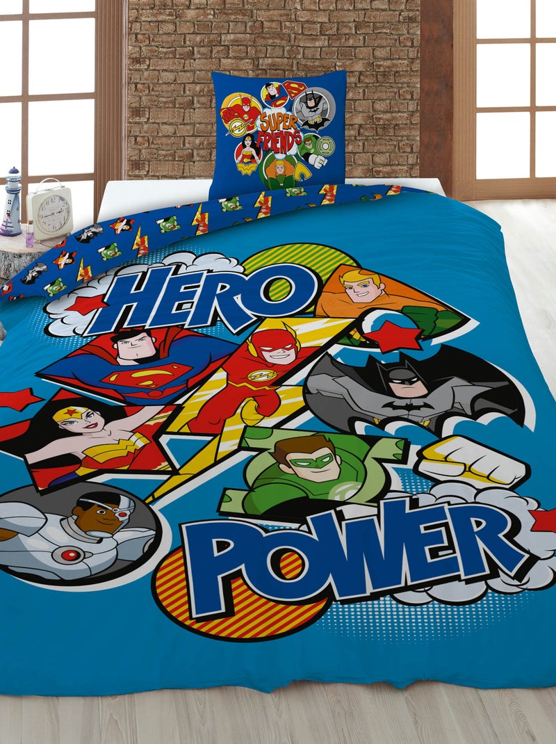 Completo letto Hero - 1 persona Blu - Kiabi