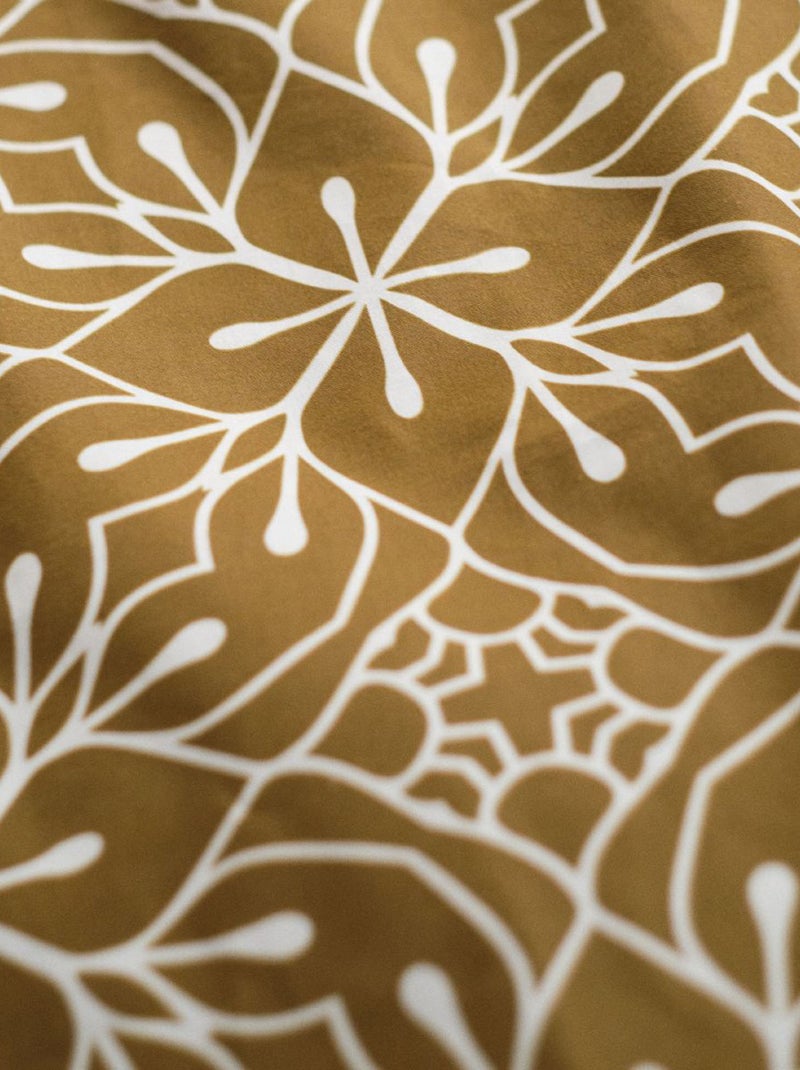 Completo letto in cotone - 2 piazze BEIGE - Kiabi