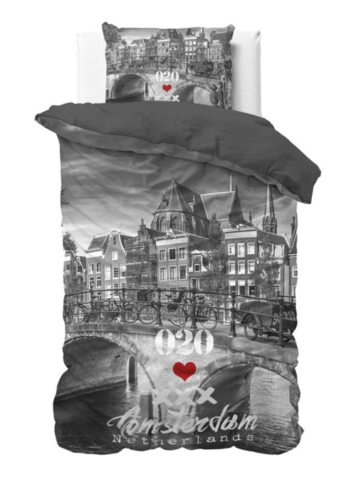 Completo letto in cotone Ponte di Amsterdam - Kiabi