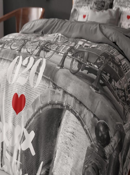 Completo letto in cotone Ponte di Amsterdam - Kiabi