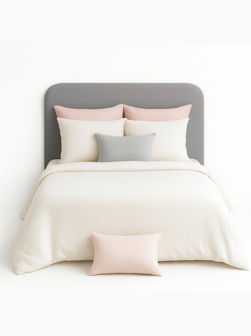 Completo letto in garza di cotone tinta unita Verde - Kiabi